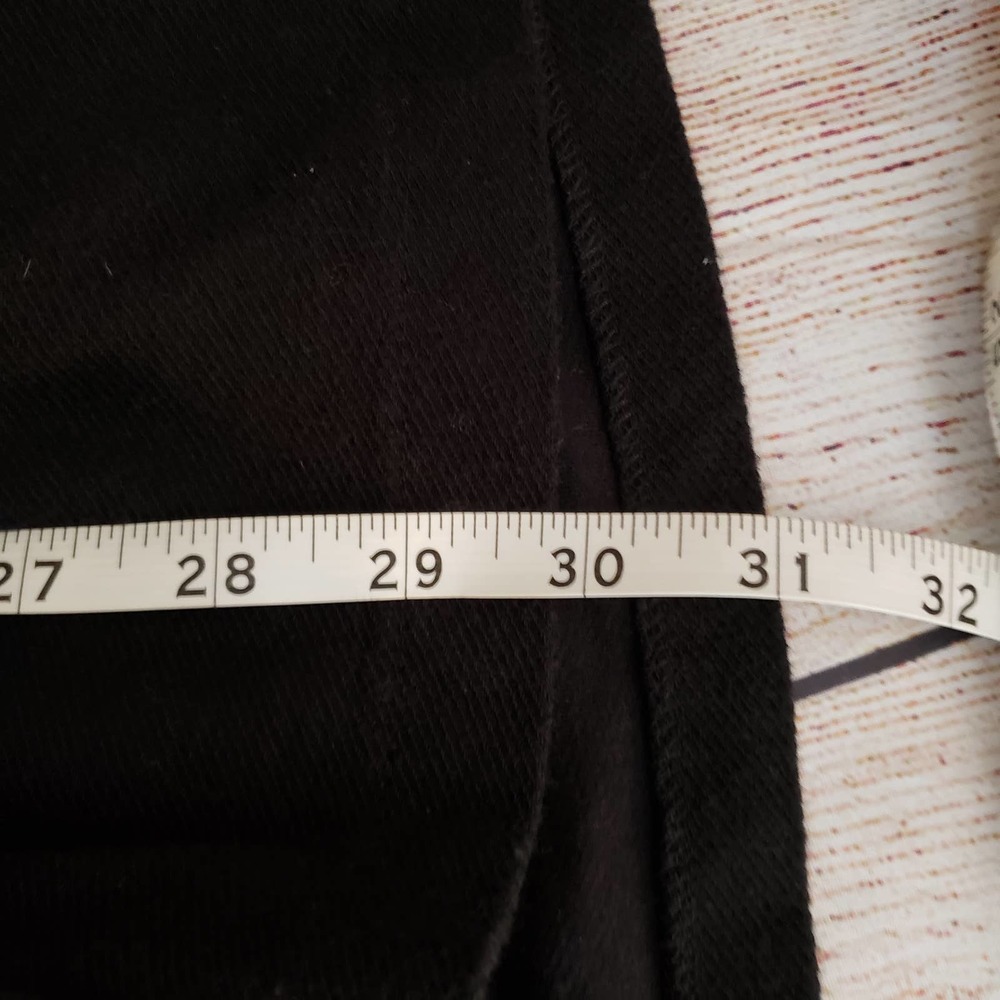 Zara Basic Black Button Down Cardigan Sweater S - image 8